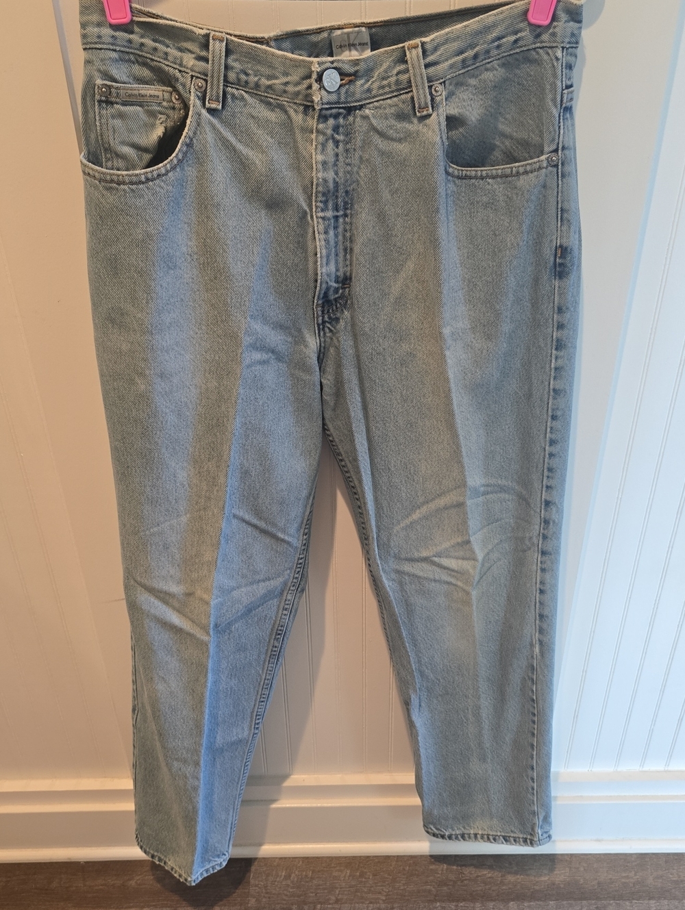 Vintage 90s Calvin Klein Jeans Easy Fit Double Stone Wash Men's Jeans